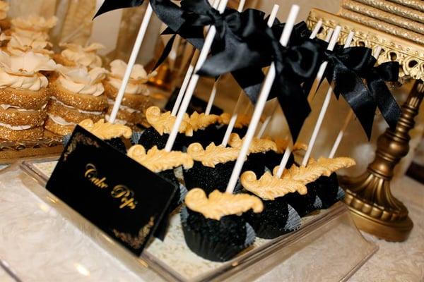 Old Hollywood Glam Dessert Buffet