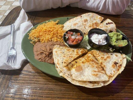 Fajita quesadillas