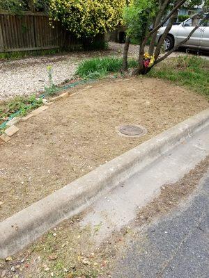 After - Flower Bed Prep