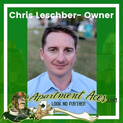 Our owner Chris Leschber and awesome broker! A&M grad, licensed broker, and father of 4.