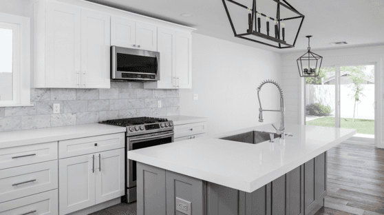 Mixed Grey Kitchen