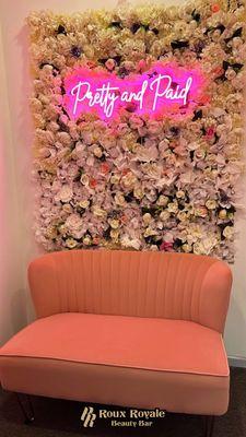 Pretty & Paid Flower Wall