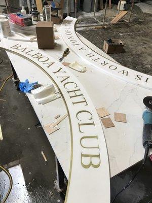 Balboa Yacht Club Medallion in the works