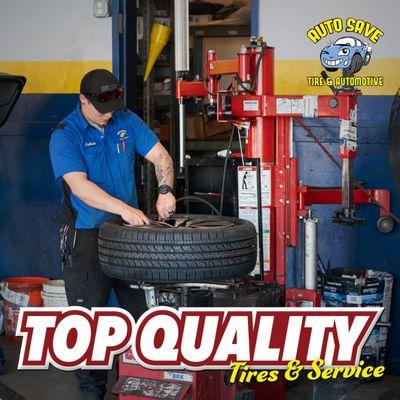 Proud to provide our community with top quality tires and automotive services!