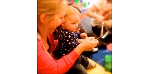 Tiny tots express individual rhythm and style with instrument solos at FunikiJam Music baby class