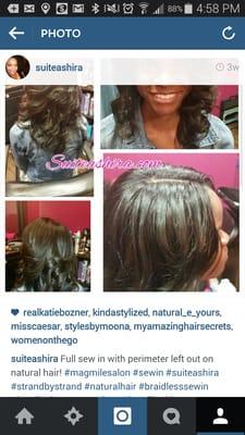 Sew in