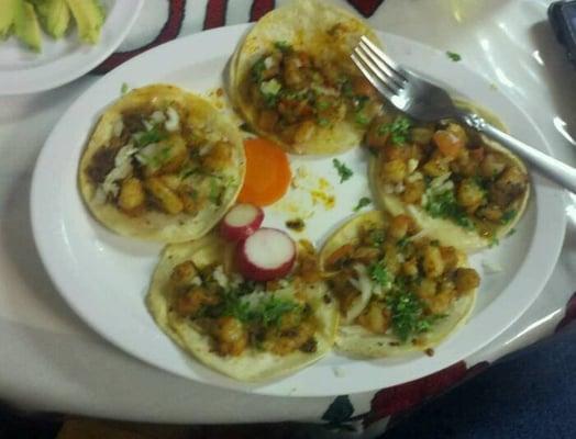 Shrimp tacos