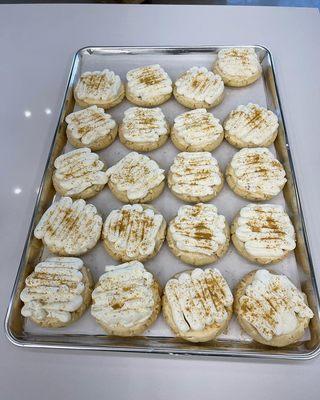 Banana cream pie cookie