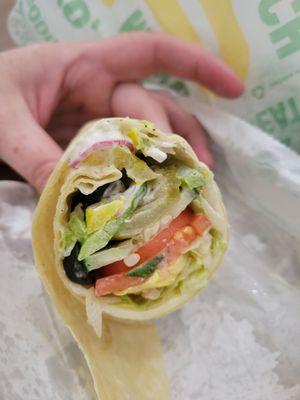 Italian BMT wrap with no meat