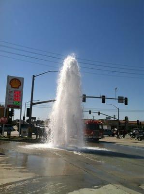 Free car wash?, with each full up today only.