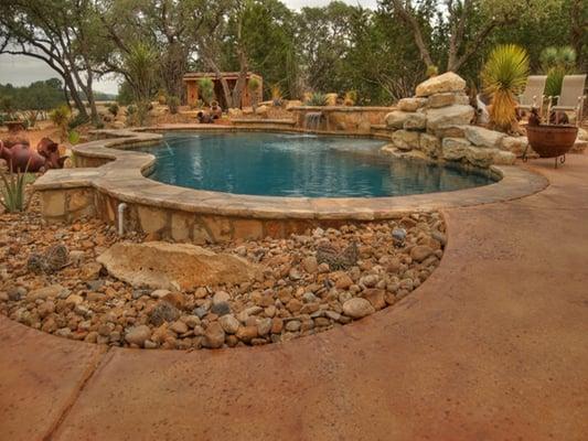 This an example of the type of pool project we can work on. We do service and remodel work for swimming pools.