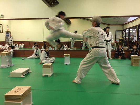 Flying side kick