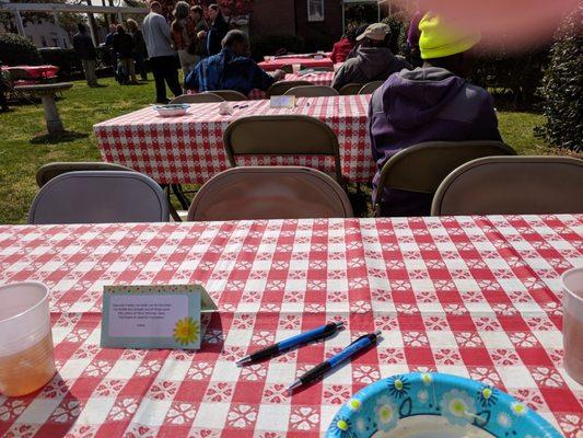 Chili for all as part of the Gathering!