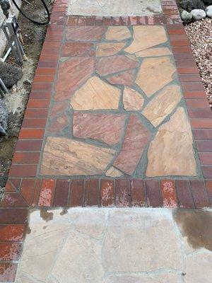 Flagstone Walkway