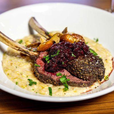 Rosemary Elk Crusted Elk Chop