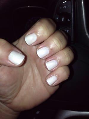 $10 for a standard manicure...nicely done and quick!