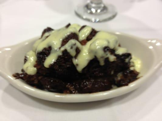 Chocolate bread pudding