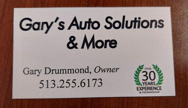 Gary's Auto Solutions and More