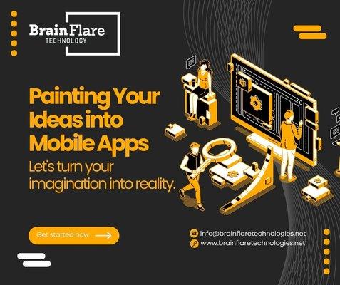 Brushing life into your ideas!  Our mobile app development transforms your imagination into a vibrant digital reality.