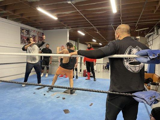 El Mago, guest trainer at the Oasis Pro Training Center.