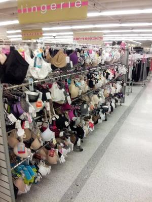 rack of bras