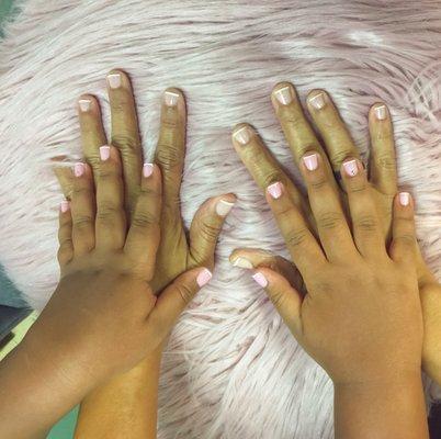 Mother daughter nails