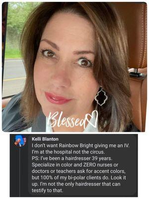 Kelli's clients deserve to know how she talks about  them on public social media accounts.