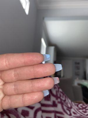 Underneath of my nails