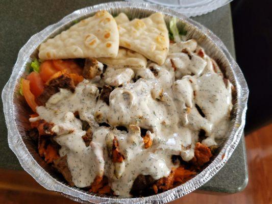 Chicken Gyro Rice Bowl