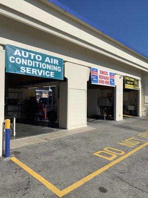 A/C service done here. We do it all. We treat your car as how you'd like to be treated.