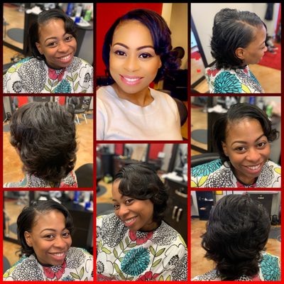 Wash, Trim, & Style w/ a little Natural Face Enhancement.