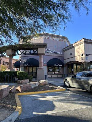 Coming soon! This is the old Starbucks location in the Albertsons parking lot.