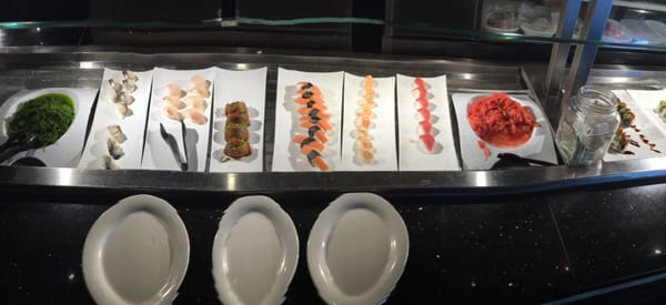 The sushi options!