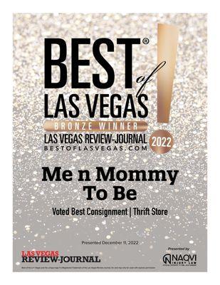 2022 Voted Best Consignment Store in Las Vegas