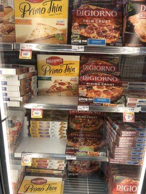 pizza- a lot of buy one get one free