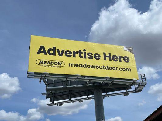 Meadow Ourdoor's Advertise Here Sign