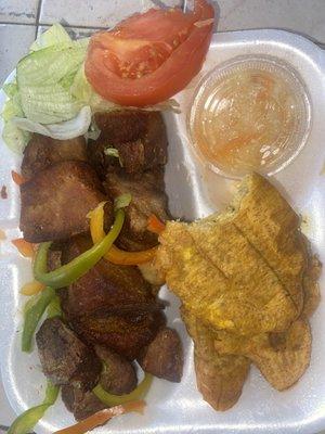 Fried pork (griot)