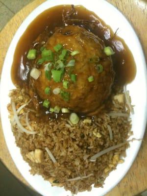 Beef egg foo young