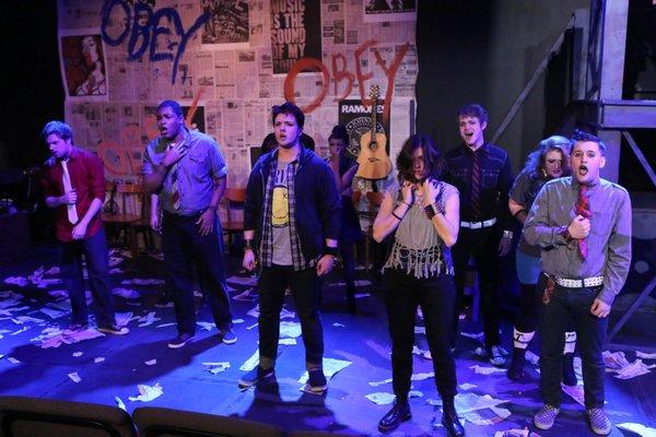 American Idiot, New Line Theatre, 2018. Photo credit: Jill Ritter Lindberg.