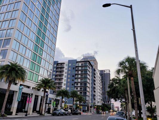 On Magnolia Ave. in Downtown Orlando