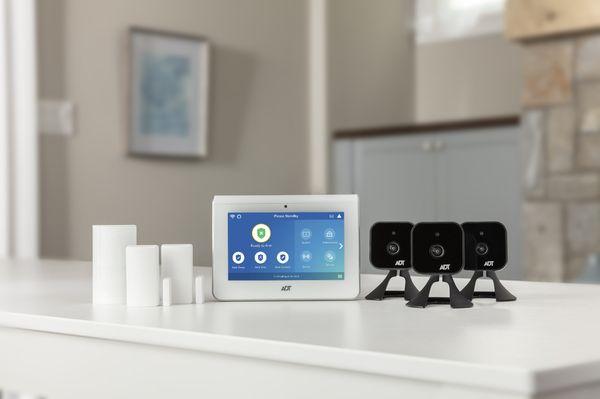 Smart house system for free with three cameras