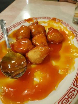 Sweet and sour chicken