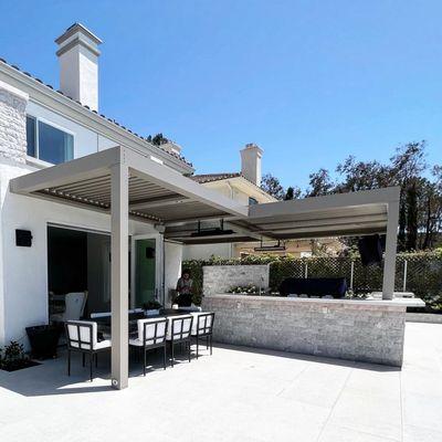 Aluminum Pergola installed. Laguna Niguel completed project.