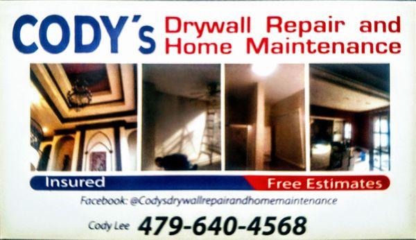 Cody's Drywall Repair & Home Maintenance