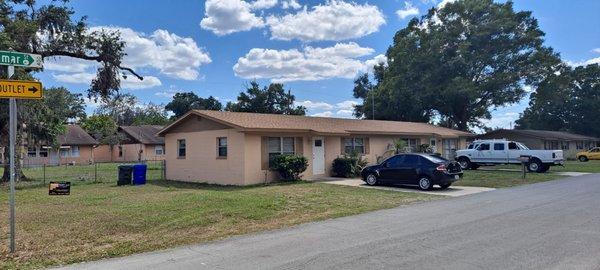 Repaint of duplex exterior