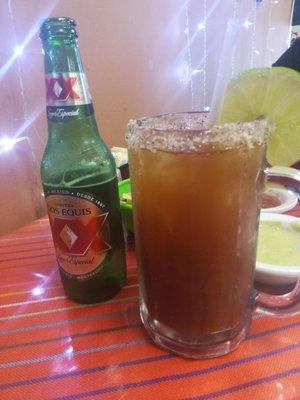 Very tasty michelada!