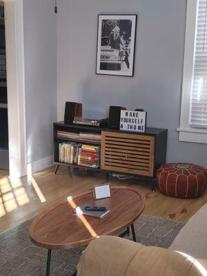 Clean living room