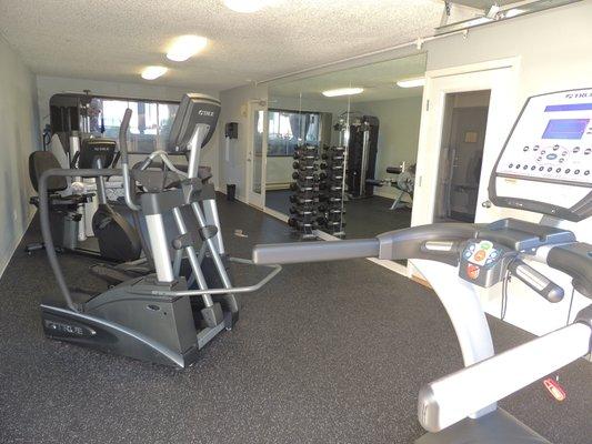 The Bluffs gym.  A machine for every muscle group.