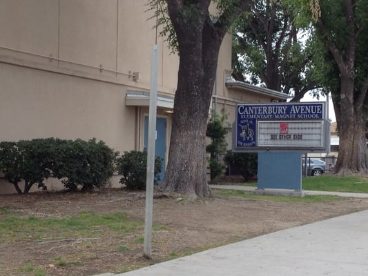 Marquee next to auditorium.