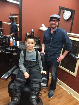 We love to cut kids hair at The Barbershop!